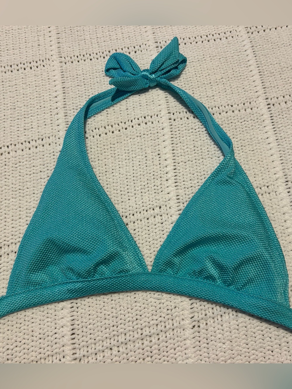 Aerie Turquoise Halter Triangle Swim Top - Women
